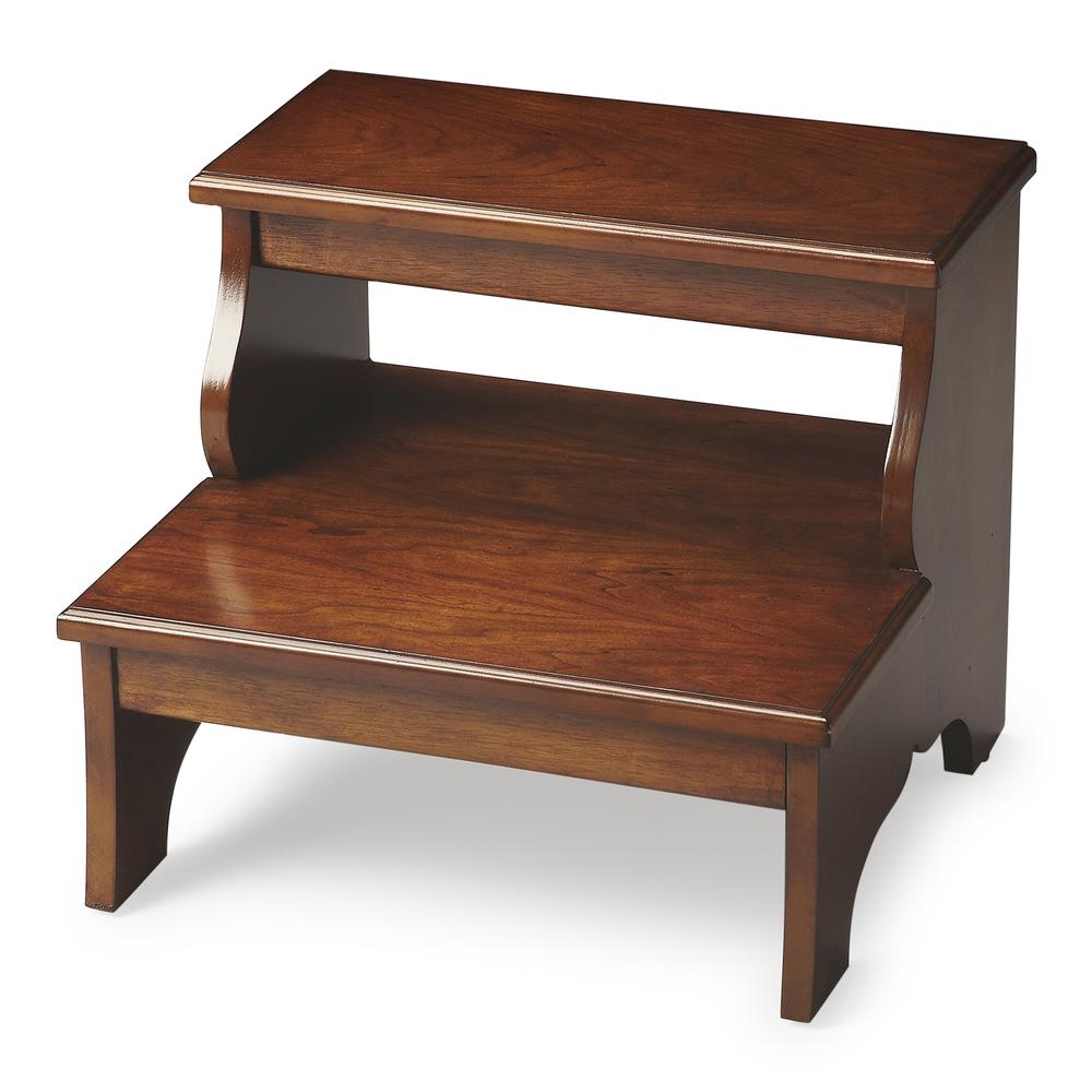 Company Melrose Step Stool, Medium Brown. Picture 1