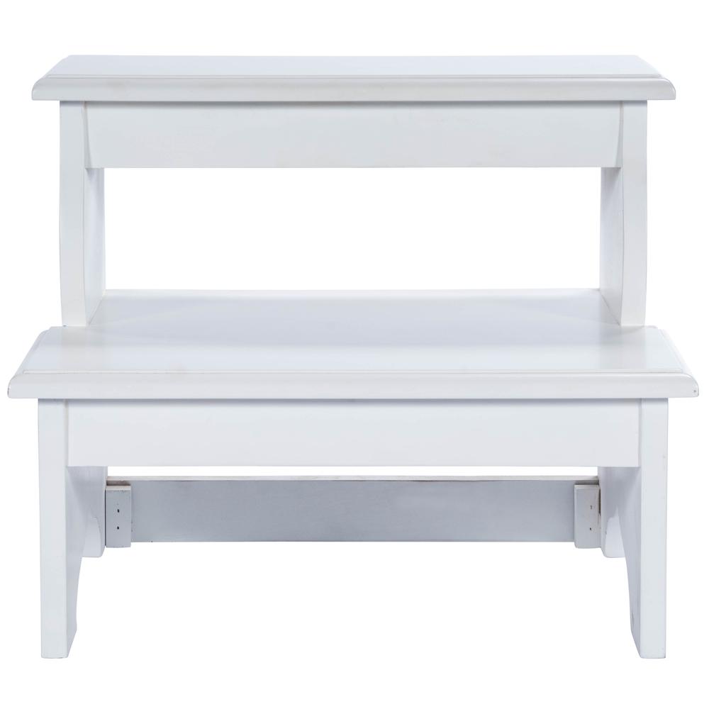 Melrose White Step Stool. Picture 1