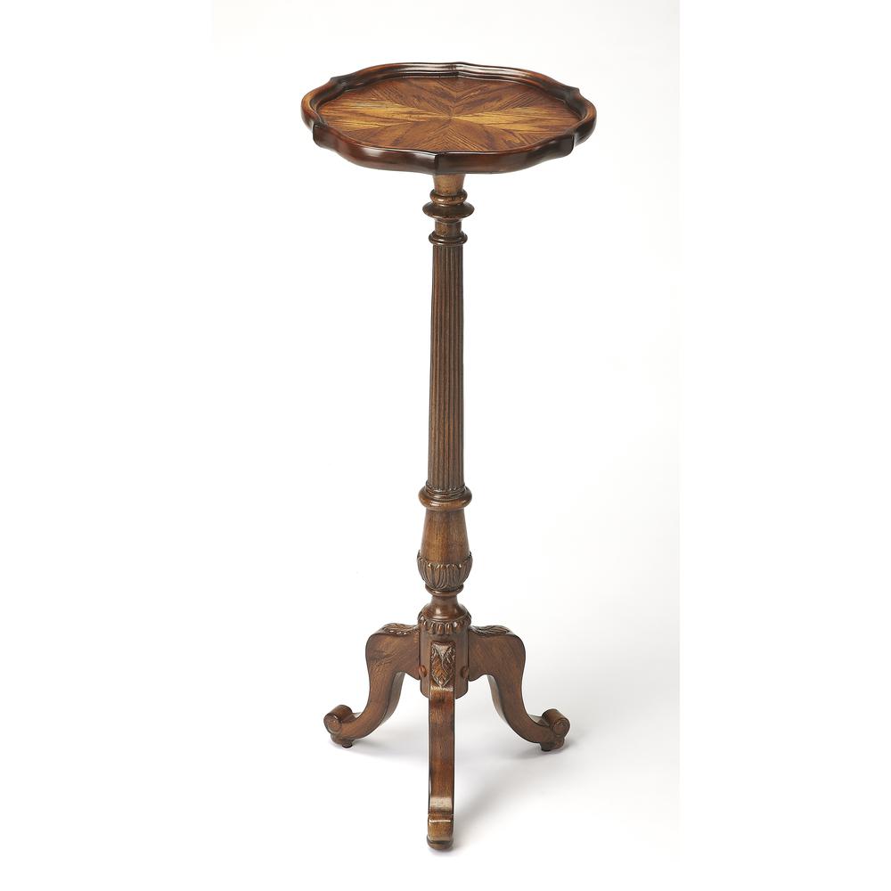 Company Chatsworth Pedestal Plant Stand, Medium Brown. Picture 1