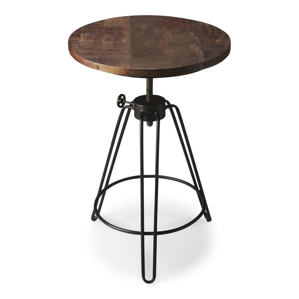 Company Trenton Metal & Wood Side Table, Multi-Color. Picture 1