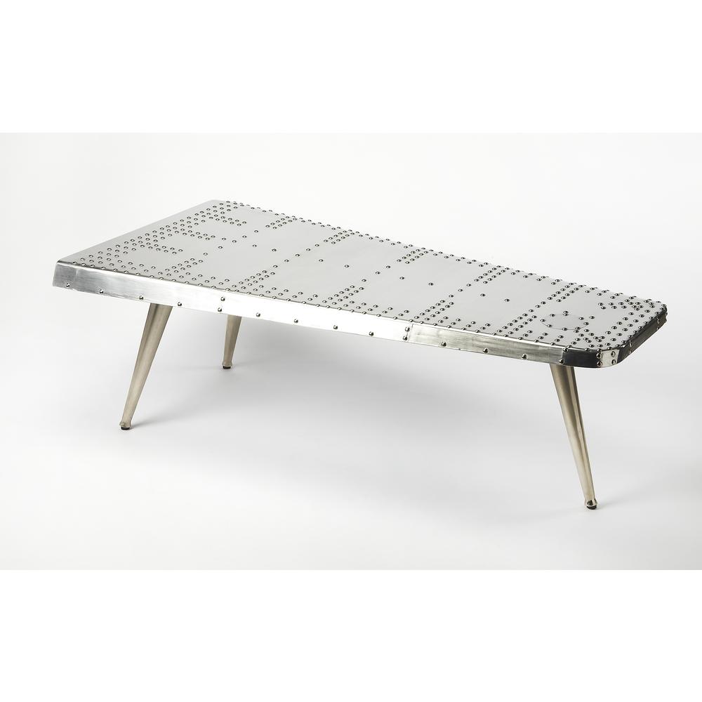 Company Midway Aviator Coffee Table, Silver. Picture 2