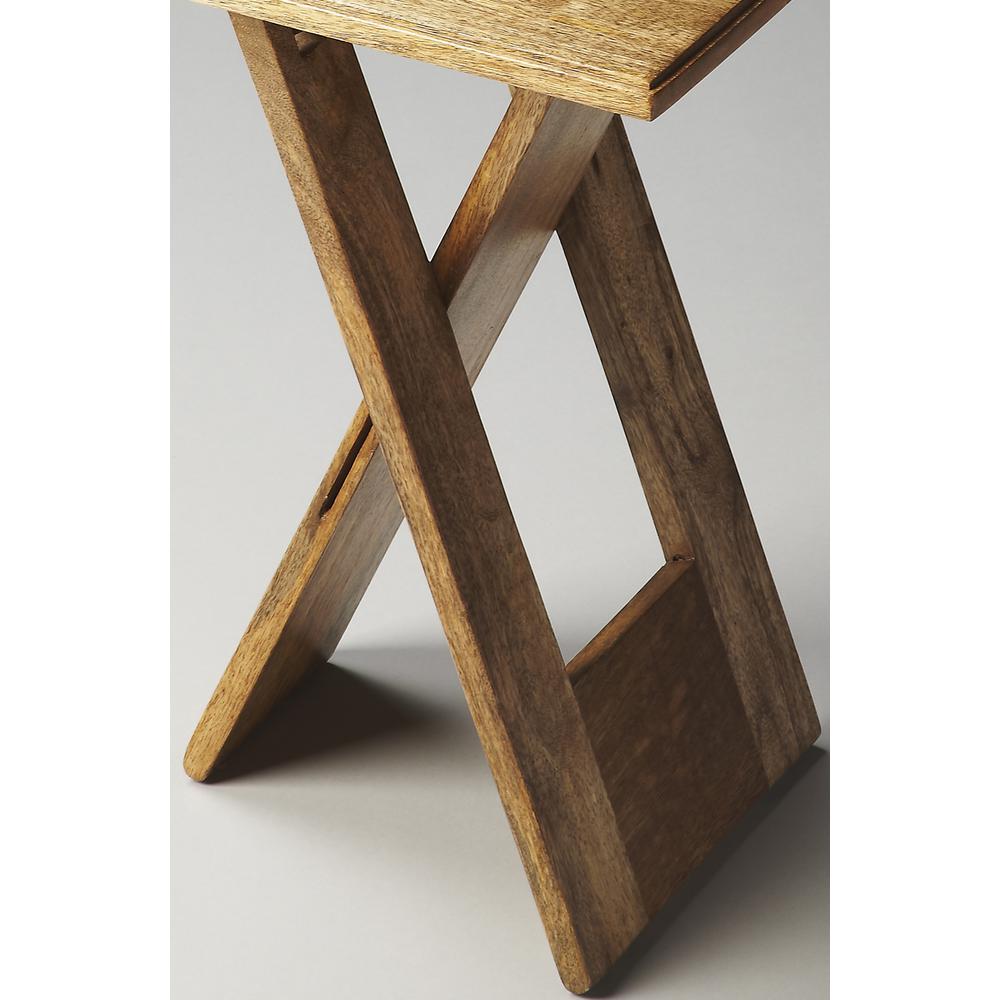Company Hammond Folding Side Table, Natural. Picture 2