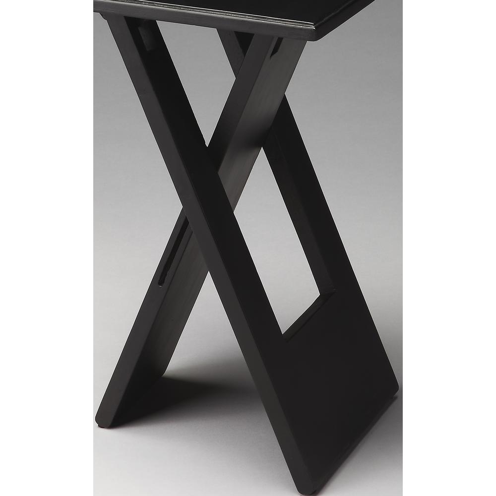 Company Hammond Folding Side Table, Black. Picture 2