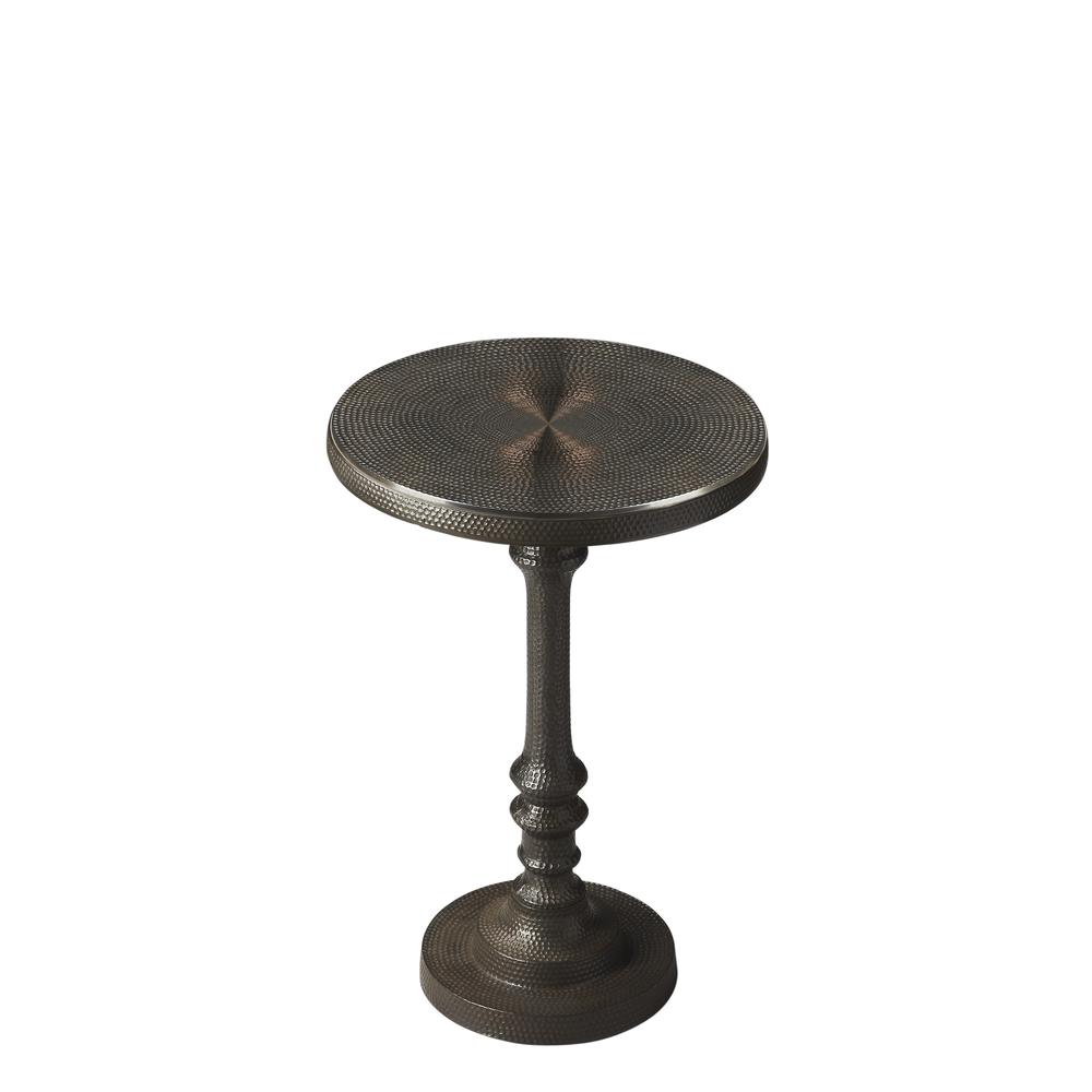 Company Tanya Metal Pedestal Side Table, Bronze. Picture 1