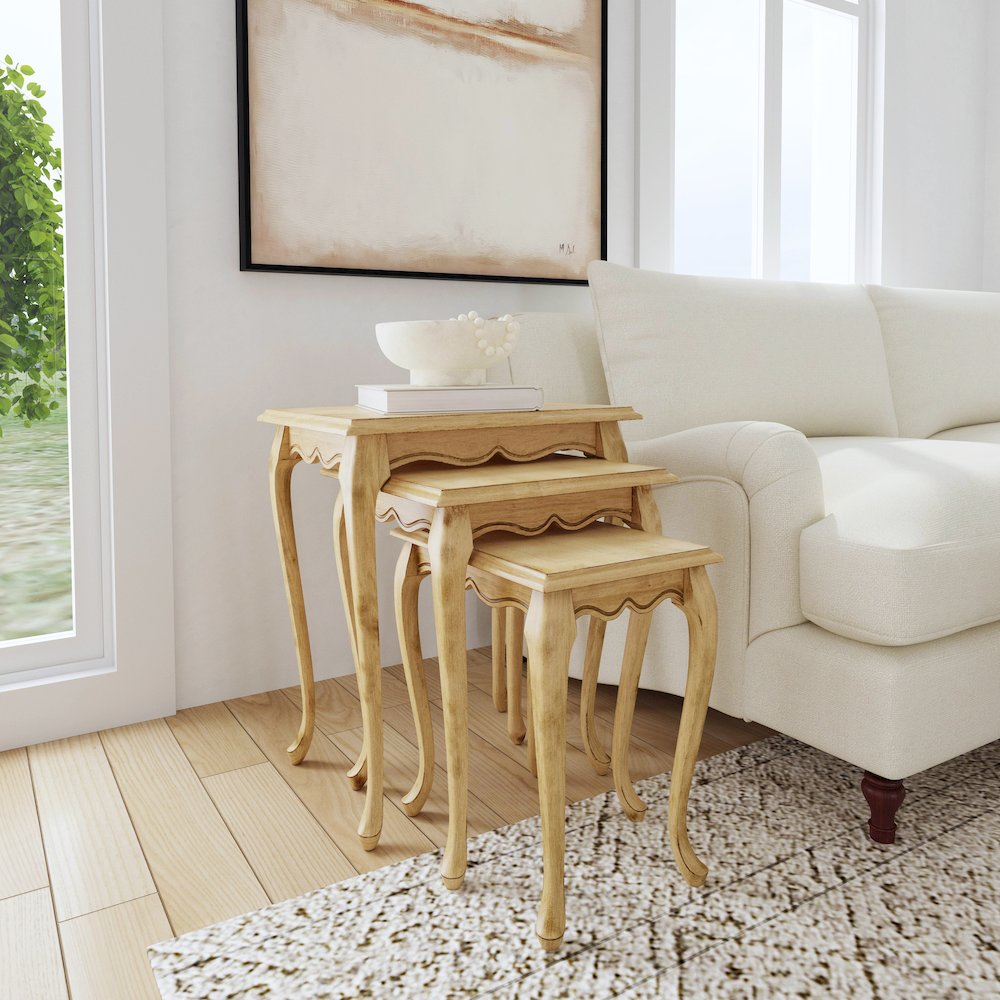 Thatcher Nesting Tables, Beige. Picture 9