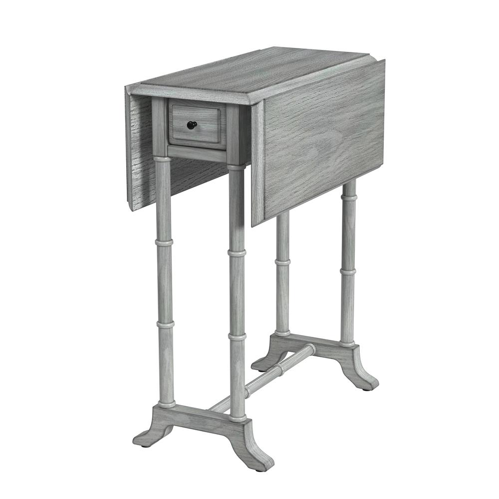Company Darrow Drop-Leaf Side Table, Gray. Picture 1