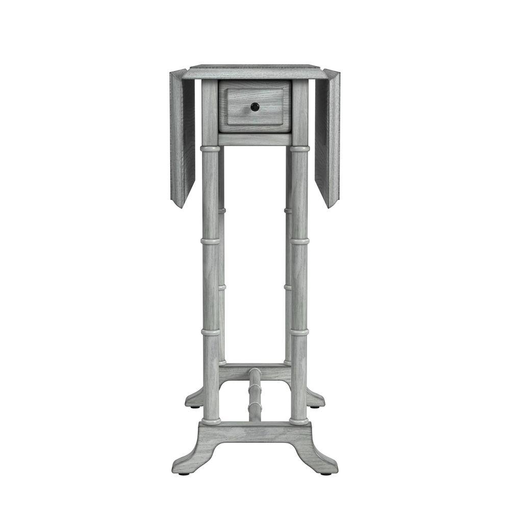 Company Darrow Drop-Leaf Side Table, Gray. Picture 2