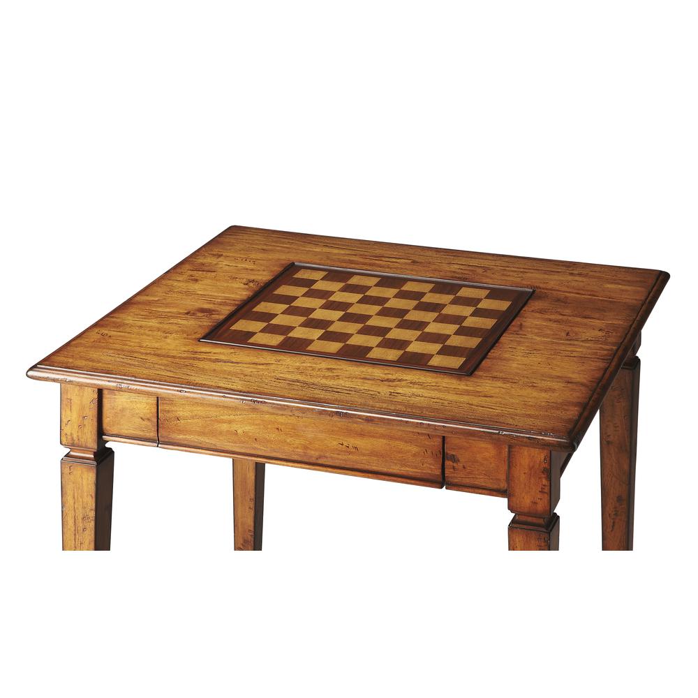 Company Breckinridge Rustic Game Table, Light Brown. Picture 2