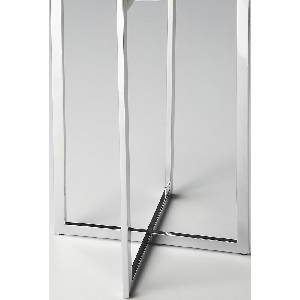 Company Finn Modern Side Table, Silver. Picture 2