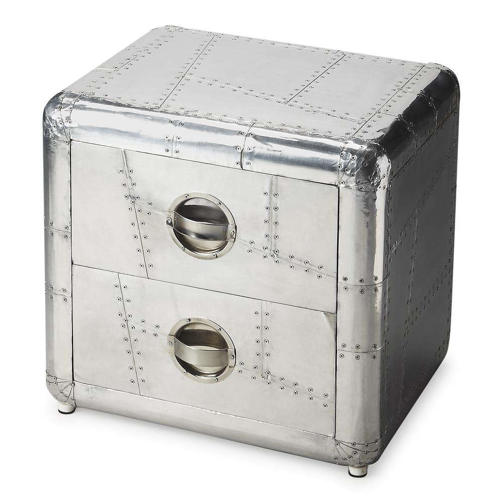 Company Midway Aviator Side Table, Silver. Picture 1
