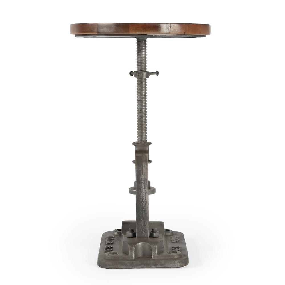 Ellis Industrial Chic Accent Table. Picture 4