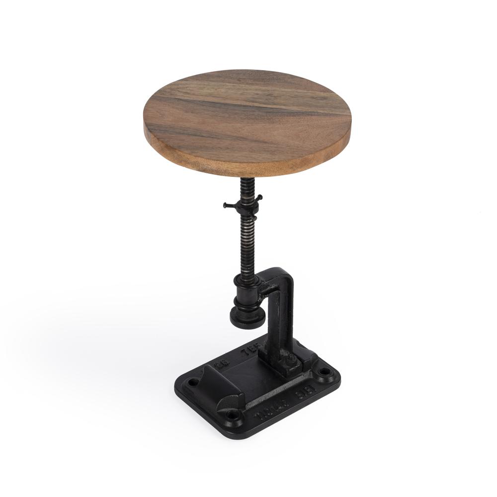 Company Ellis Adjustable Pedestal Side table, Multi-Color. Picture 1
