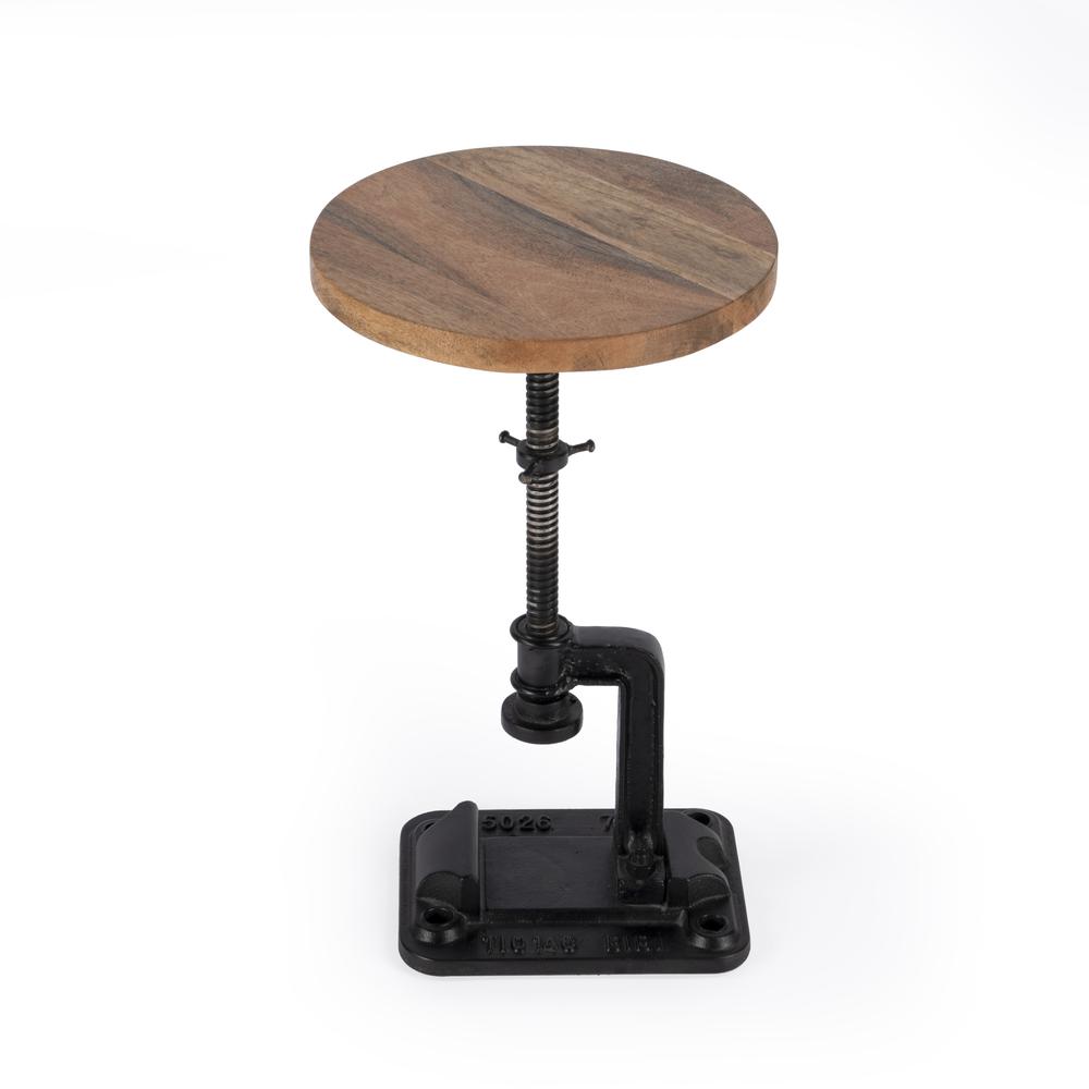 Company Ellis Adjustable Pedestal Side table, Multi-Color. Picture 2