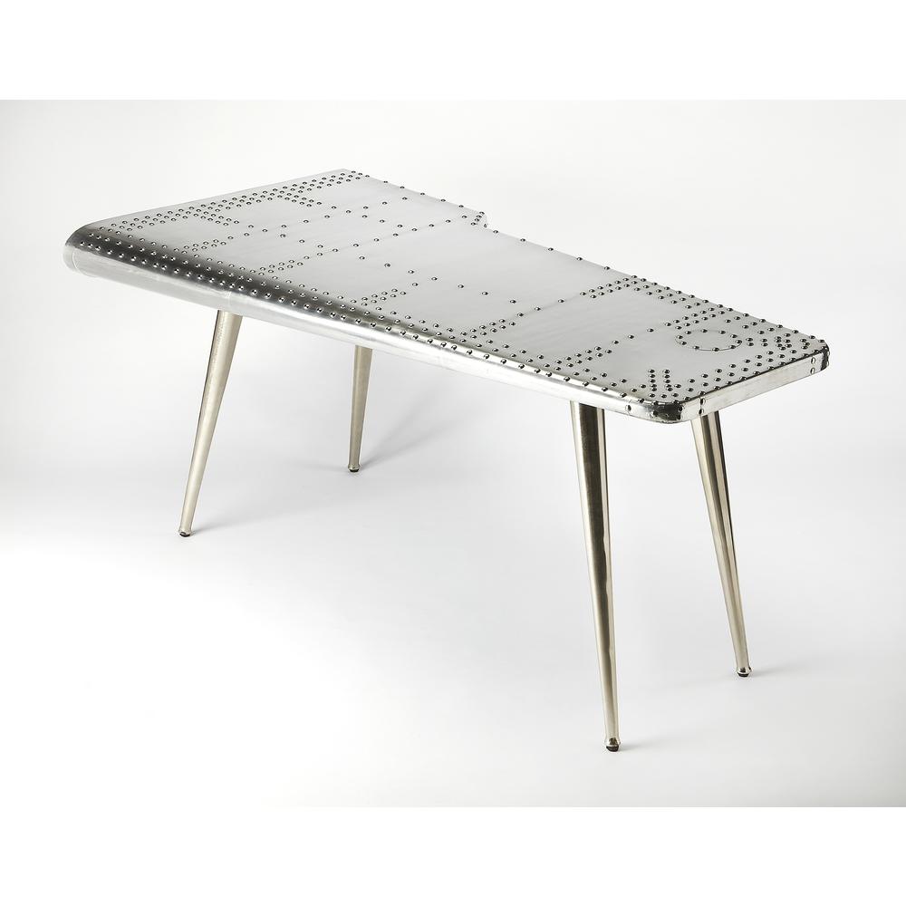 Company Midway Aviator Desk, Silver. Picture 2