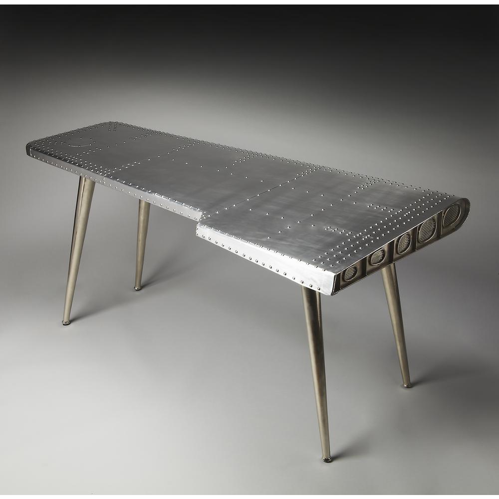 Company Midway Aviator Desk, Silver. Picture 4