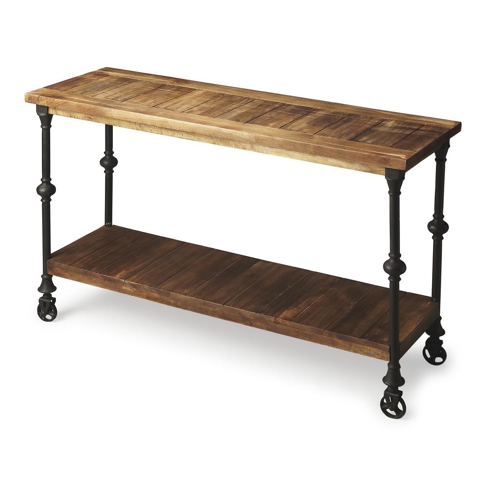 Company Fontainebleau Industrial Chic Console Table, Multi-Color. Picture 1