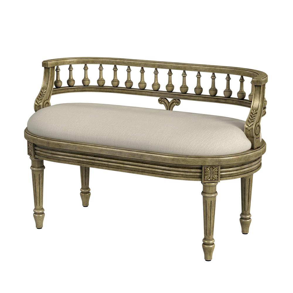 Company Hathaway 37" Upholstered Bench, Beige. Picture 1
