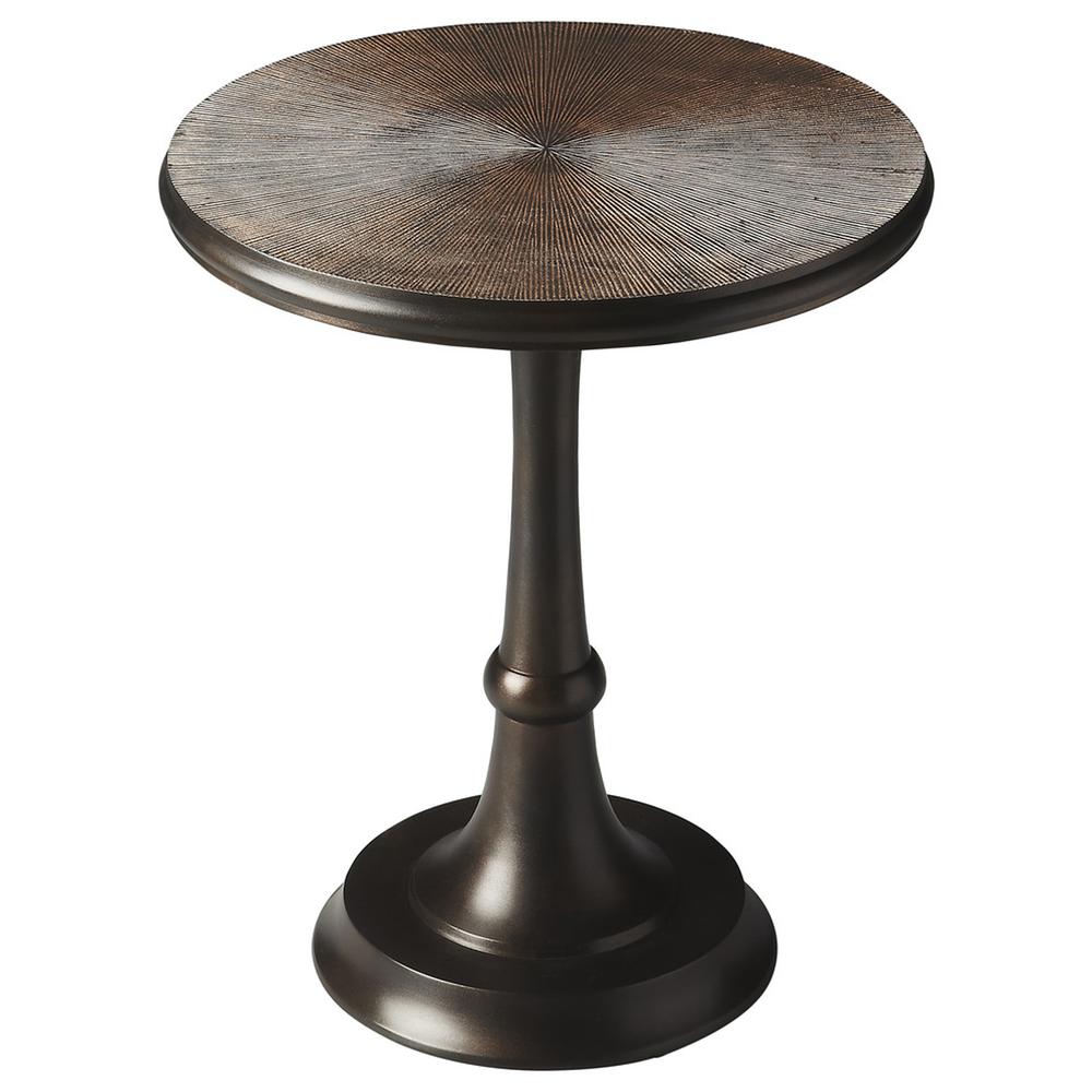 Company Beaumont Metal Side Table, Bronze. Picture 1