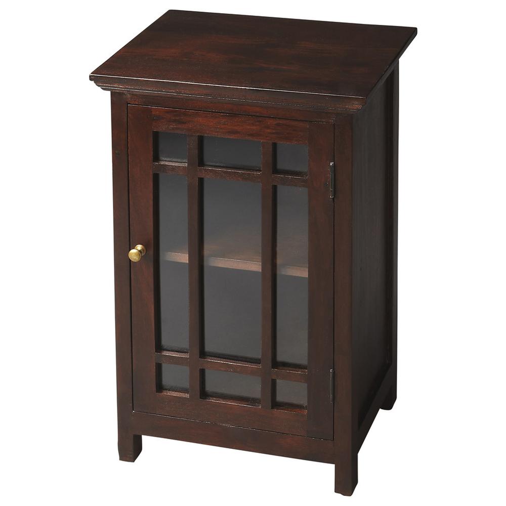 Company Baxter Transitional Cabinet, Dark Brown. Picture 1