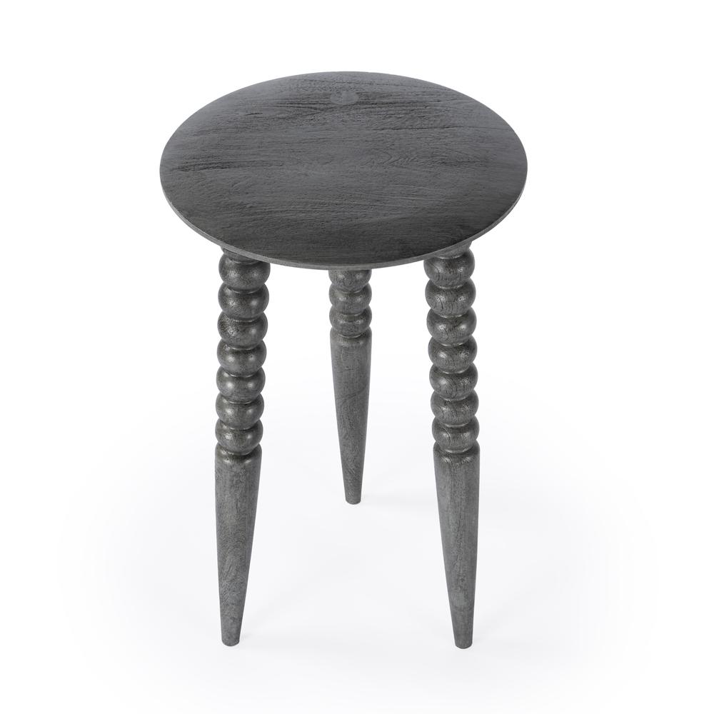 Company Fluornoy Wood Side Table, Gray. Picture 2