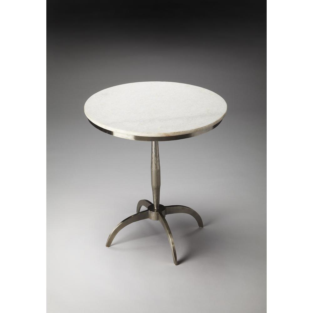 Company Palmilla Marble & Metal Side Table, Multi-Color. Picture 2