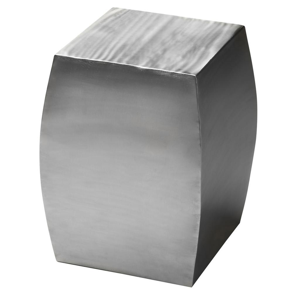 Getty Stainless Steel Accent Table. The main picture.