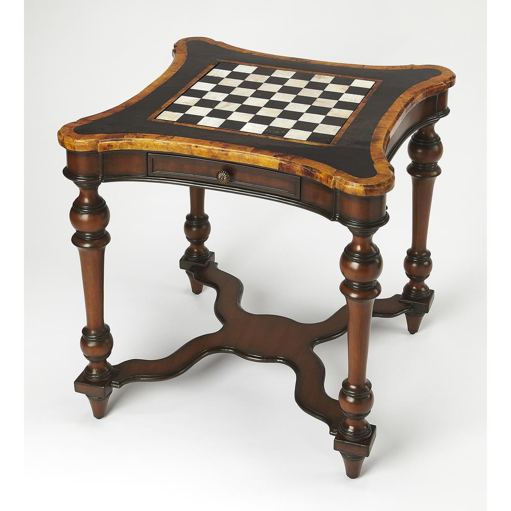 Company Enrique Stone Game Table, Assorted. Picture 1