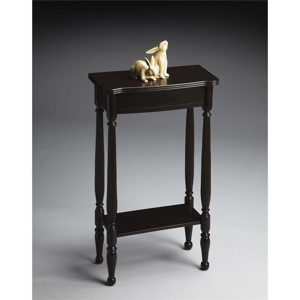 Whitney Rubbed Black Console Table, Rubbed Black. Picture 1