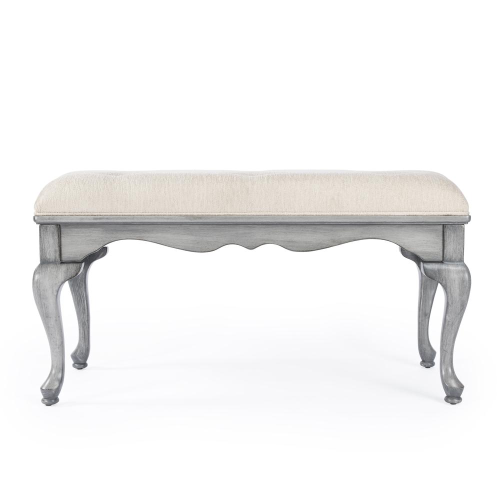 Company Grace Wooden 38"W Bench, Gray. Picture 3