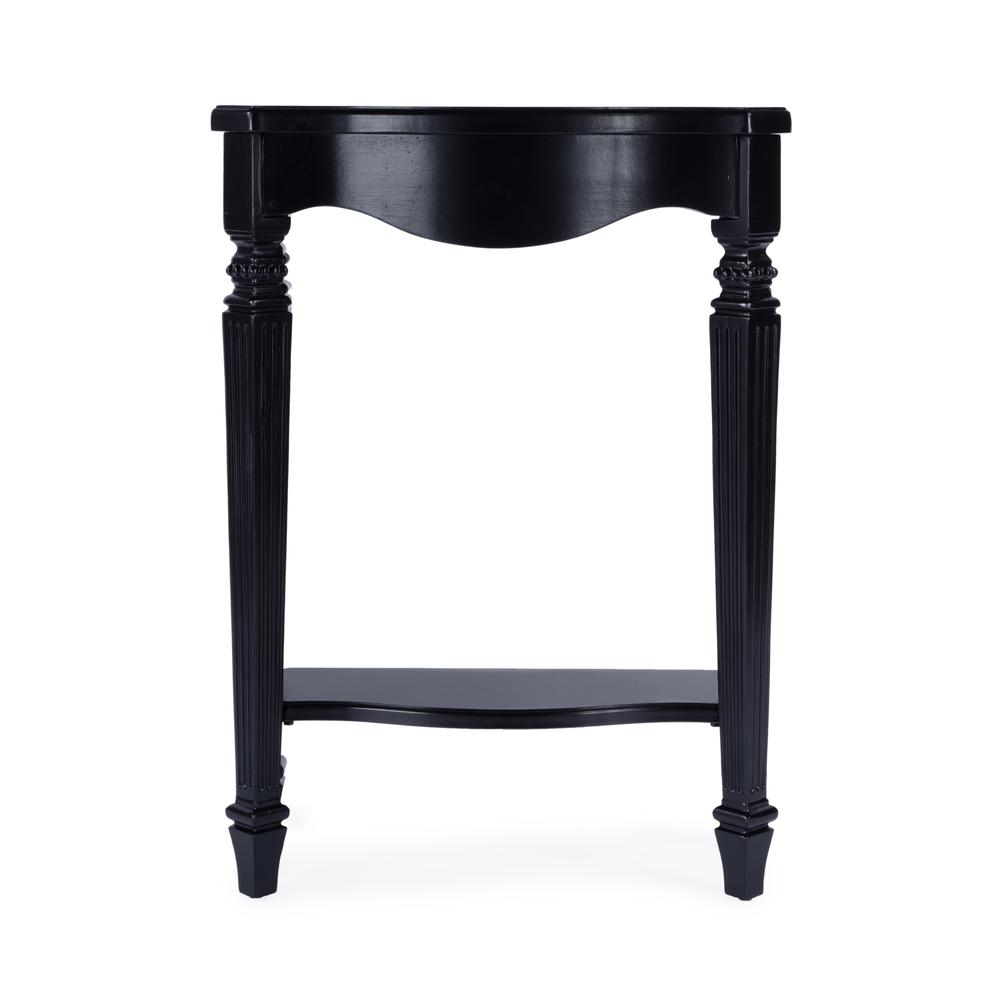 Cheshire Ballerina 22" Console Table, Black. Picture 2