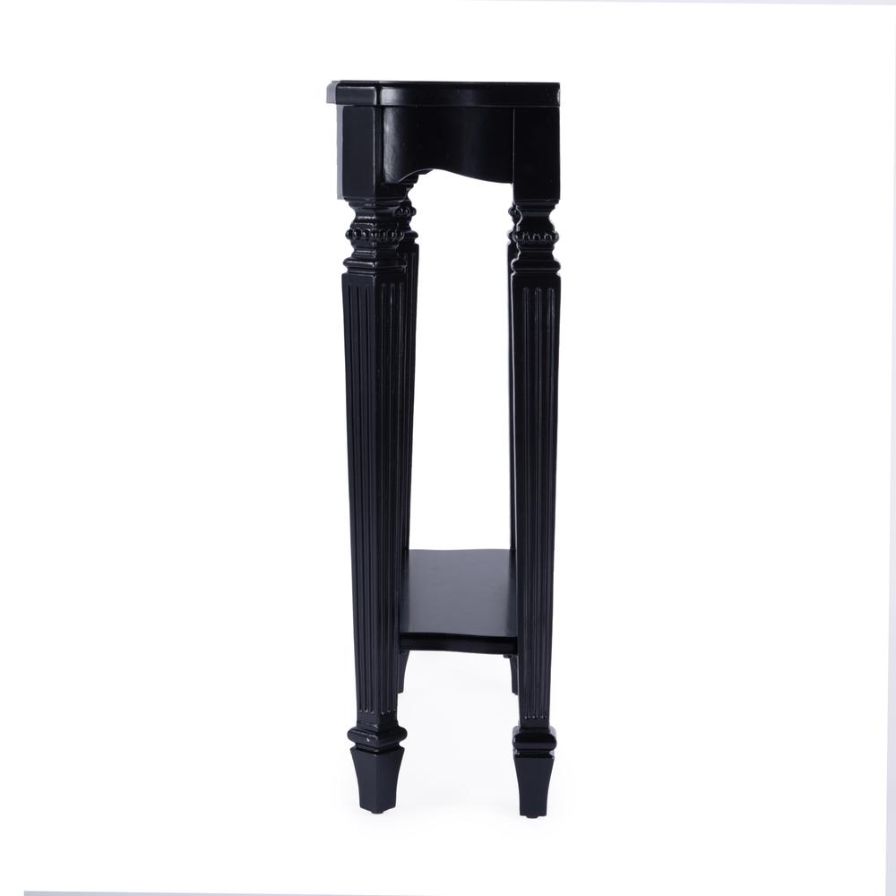 Cheshire Ballerina 22" Console Table, Black. Picture 4