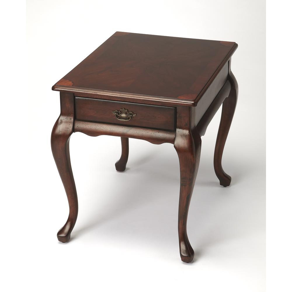 Company Grace End Table, Dark Brown. Picture 1
