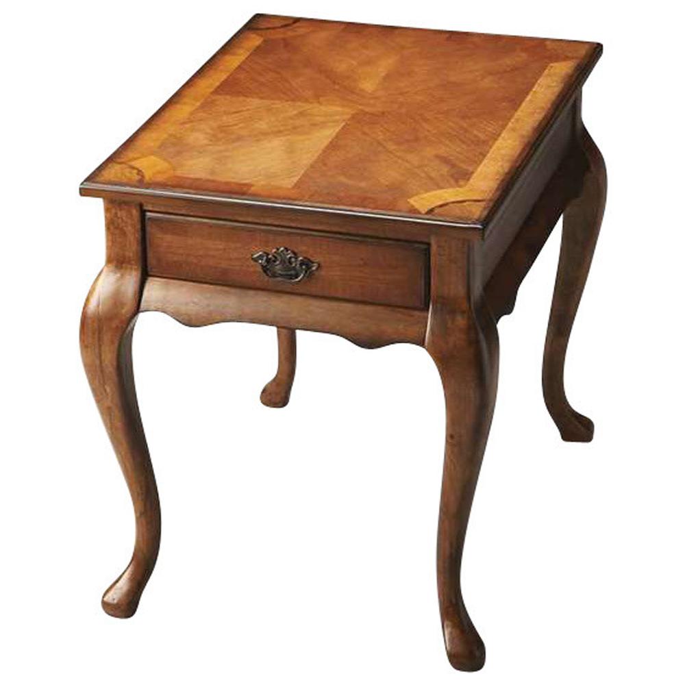Company Grace End Table, Medium Brown. Picture 1