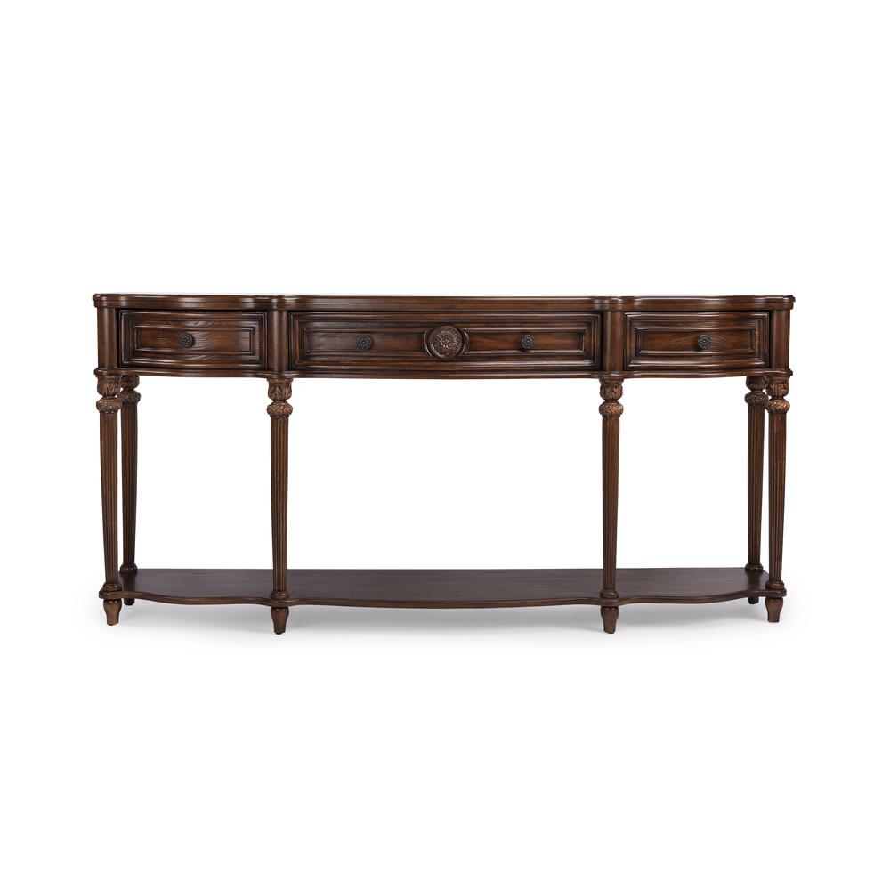 Company Peyton Console Table, Medium Brown. Picture 2