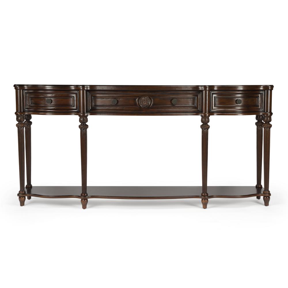 Peyton Cherry Console Table. Picture 6