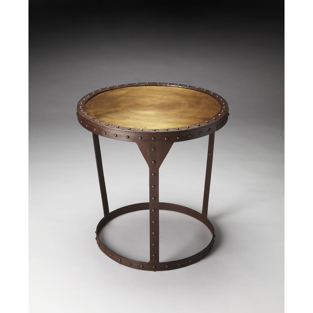 Company Bonham Iron Side Table, Bronze. Picture 4