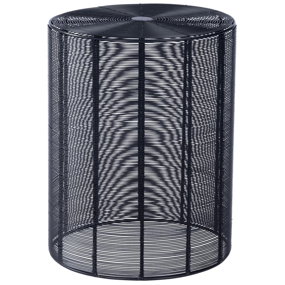 Company Renwick Iron Cage Side Table, Black. Picture 1