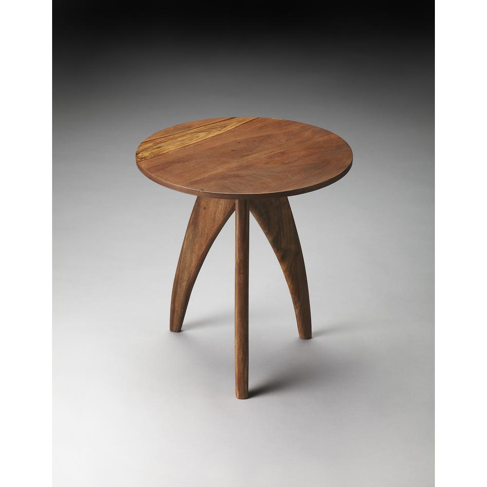 Company Lautner Modern Side Table, Light Brown. Picture 2