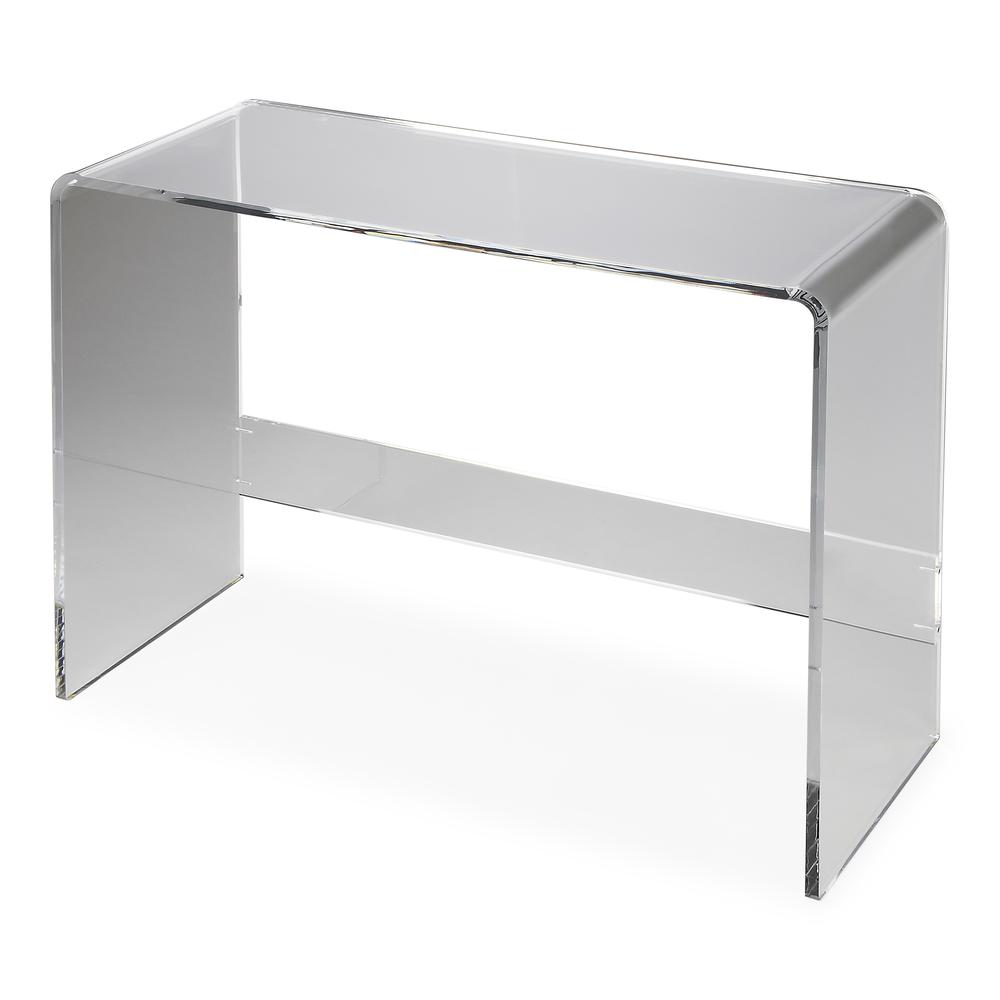 Crystal Clear Acrylic Console Table, Loft. Picture 1