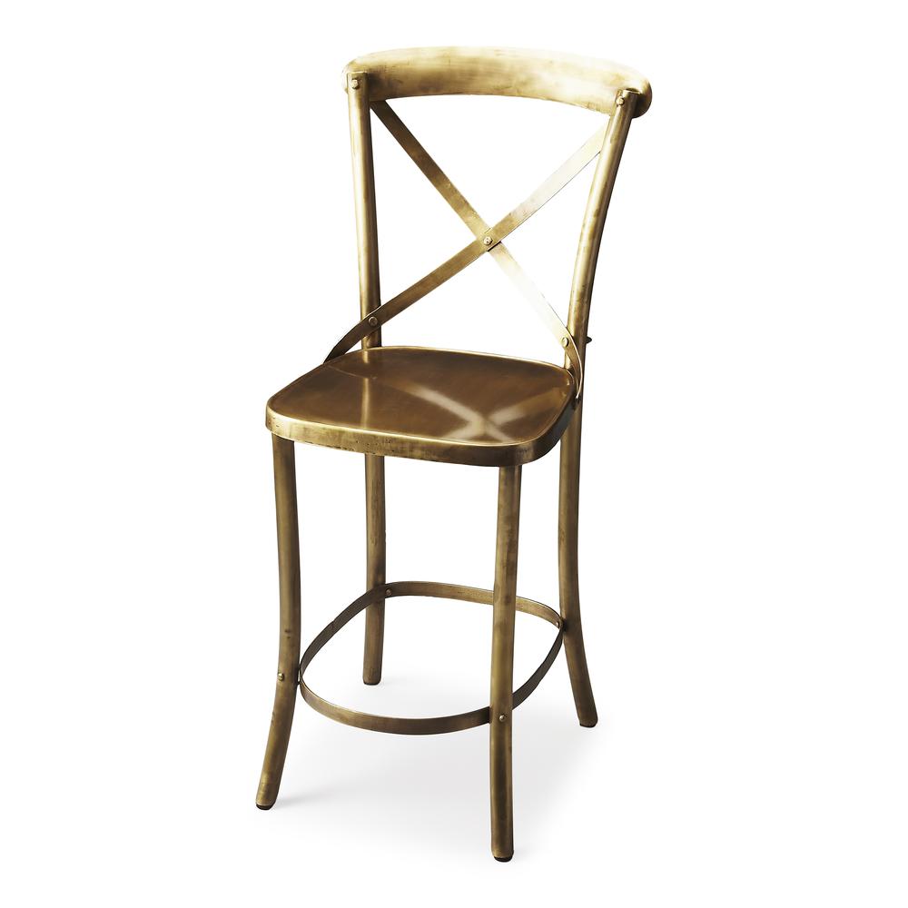 Company Bennington Antique 24" Counter Stool, Gold. Picture 1