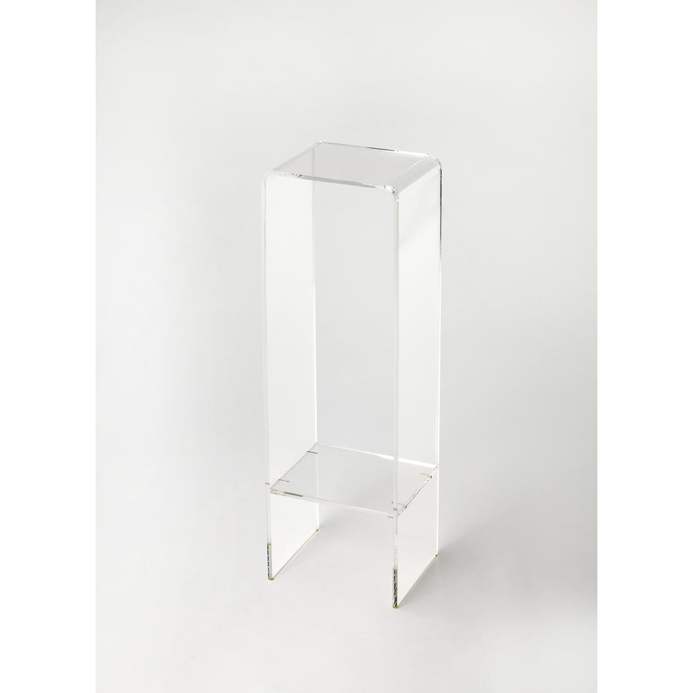 Company Crystal Clear Acrylic Plant Stand, Clear. Picture 1