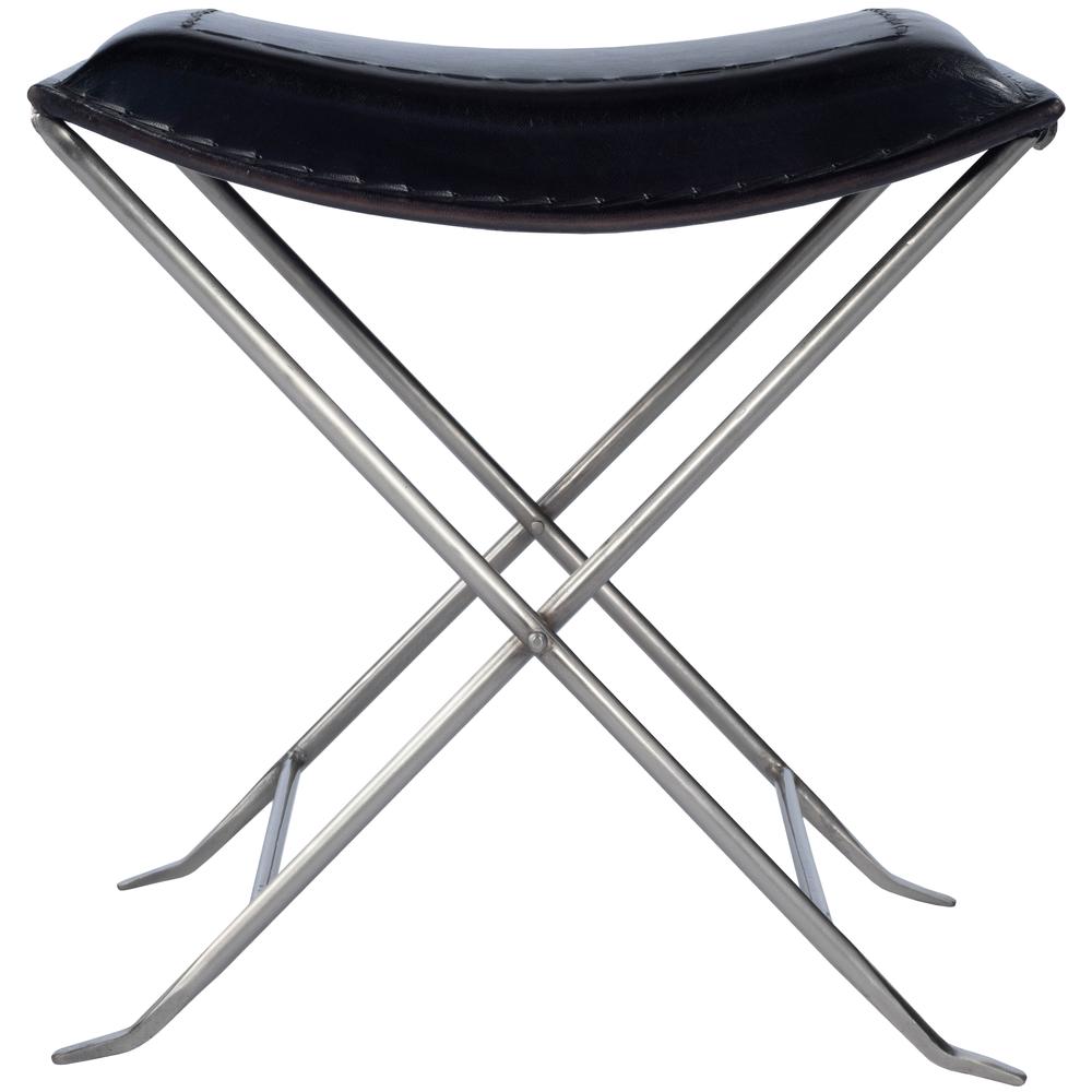 Leather and Iron Folding Stool, Belen Kox. Picture 2