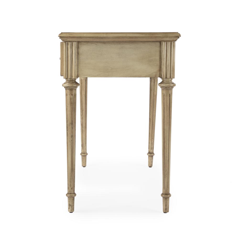 Company Edmund 38" Writing Desk with Storage, Beige. Picture 4