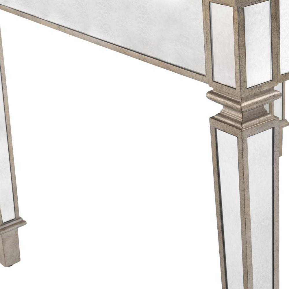 Company Celeste Mirrored Game Table, Silver. Picture 9