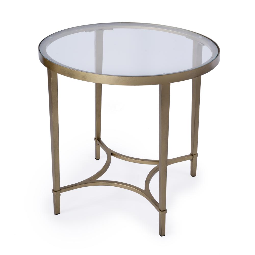 Butler Monica Gold Oval End Table. The main picture.