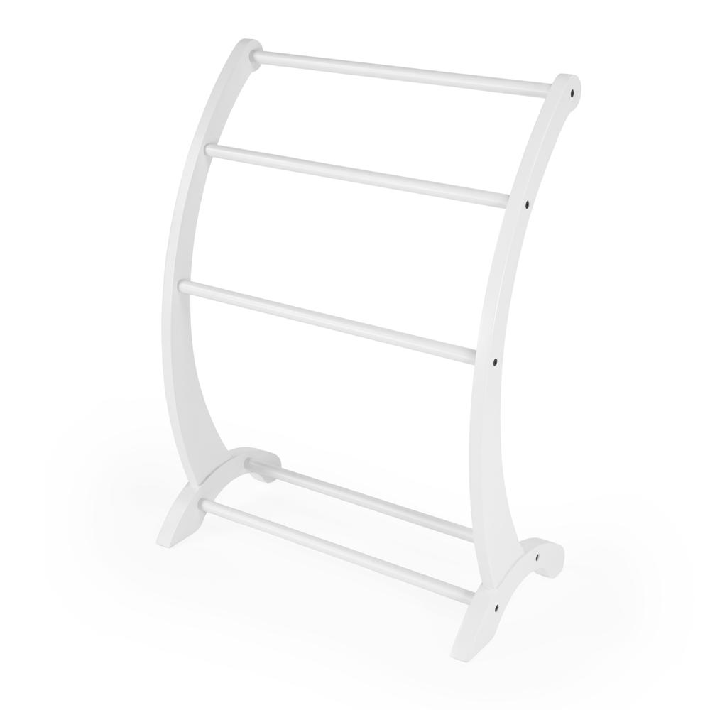 Company Nathaniel Blanket Stand, White. Picture 1