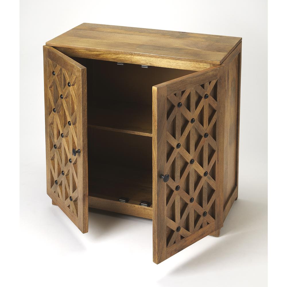 Corona Mango Wood Console Cabinet, Loft. Picture 2