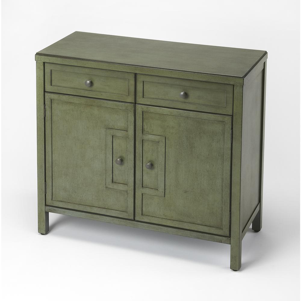 Company Imperial Green Accent Cabinet, Green. Picture 1