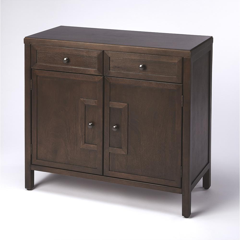 Company Imperial Coffee Accent Cabinet, Dark Brown. Picture 1
