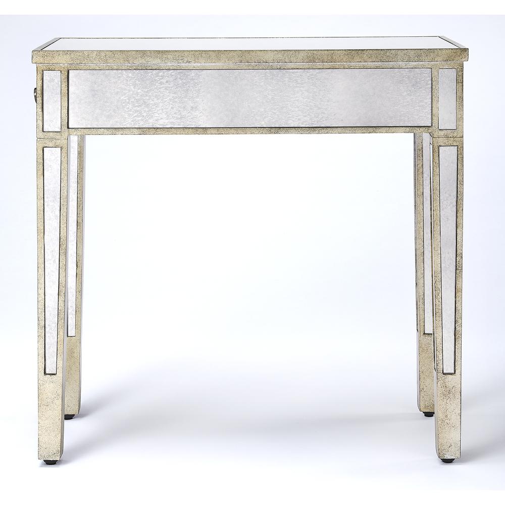 Company Katarina Mirrored Chairside Table, Silver. Picture 4